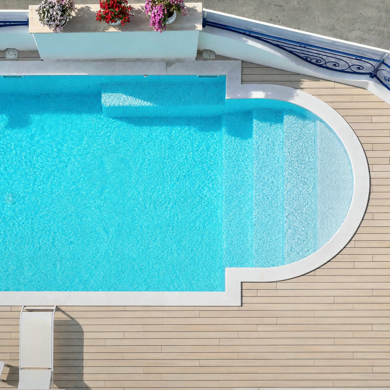 Poolside with WPC decking