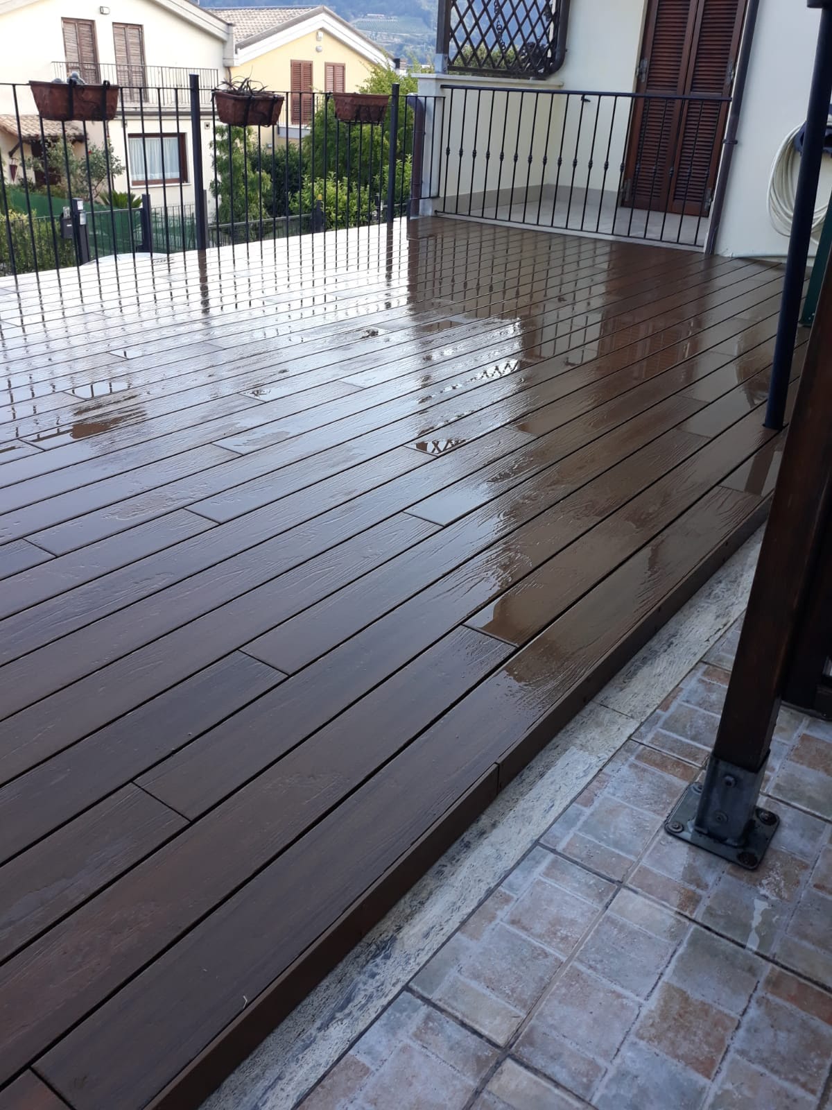 Terrazza residenziale in decking WPC